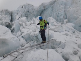 Backed up by NBS Communications, alpinist Atanas Skatov becomes the first vegan on Mount Lhotse (8516m)